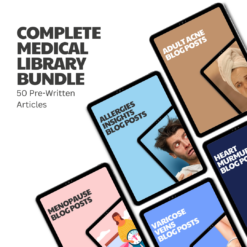 Complete Medical Library Bundle – 50 Pre-Written Articles
